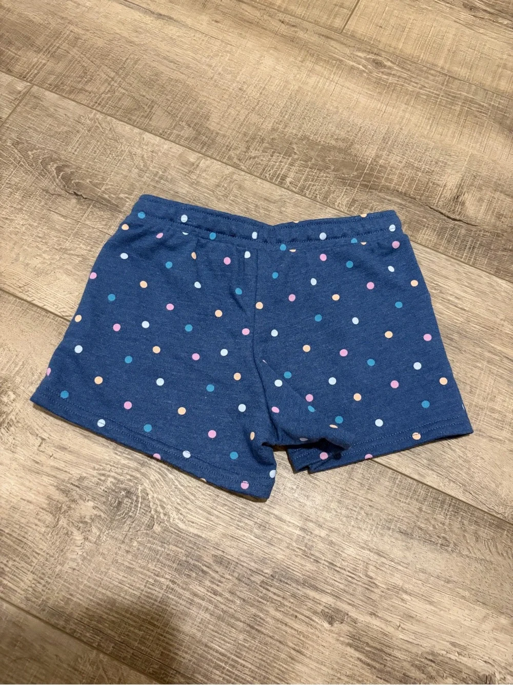 Carter's Navy Polka Dot Shorts with White Tie